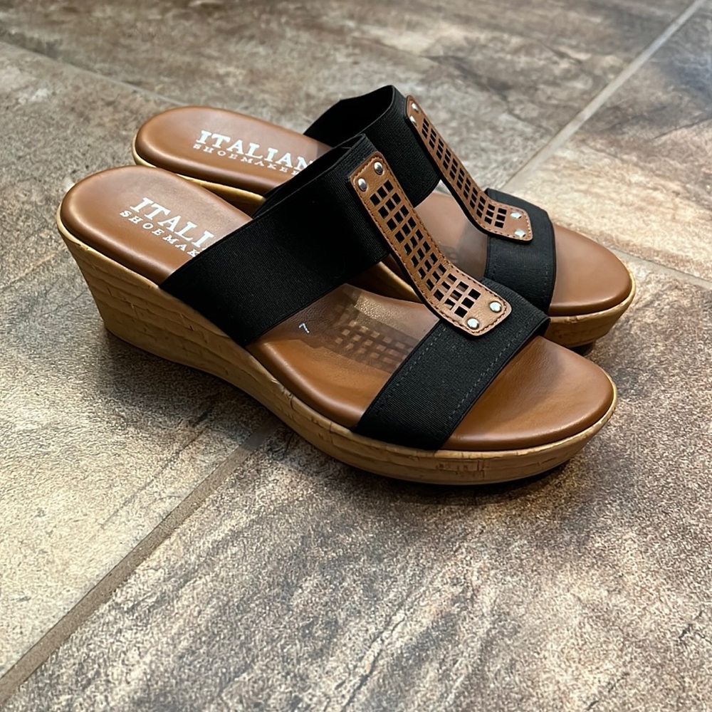 Italian shoe maker wedges